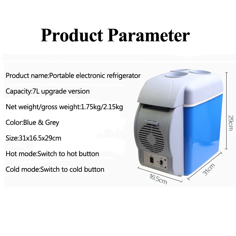 Refrigerador Freezer Cooler Camping Refrigerador Aquecedor