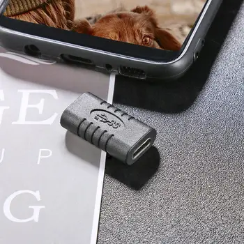 

USB 3.1 Type-C Female to Female Coupler USB-C Converter Adapter Connector Data Adapter Type C Device Converter Data Adapter