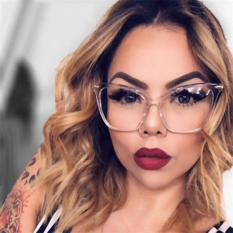 Luxury Brand Overszied Cat Eye Reading Glasses For Women Retro Sexy Hyperopia Prescription Eyeglasses Pluses 0 to +6.0 Leesbril 3