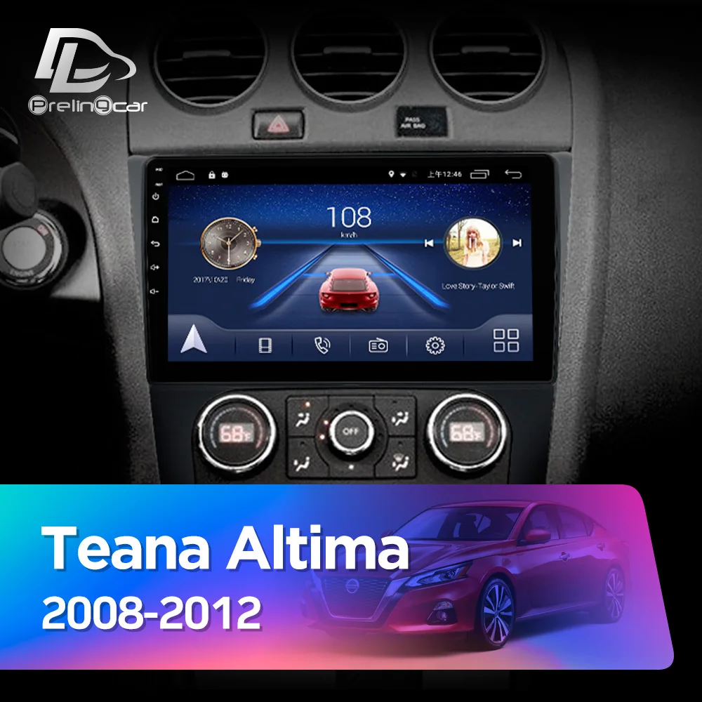 Автомагнитола Prelingcar 2 Din Android 10 без DVD мультимедийный видеоплеер GPS навигация для