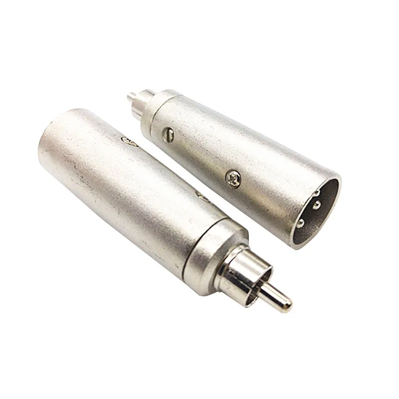 RCA папа-3Pin XLR папа адаптер AV аудио сигнал преобразования в Передача сигнала