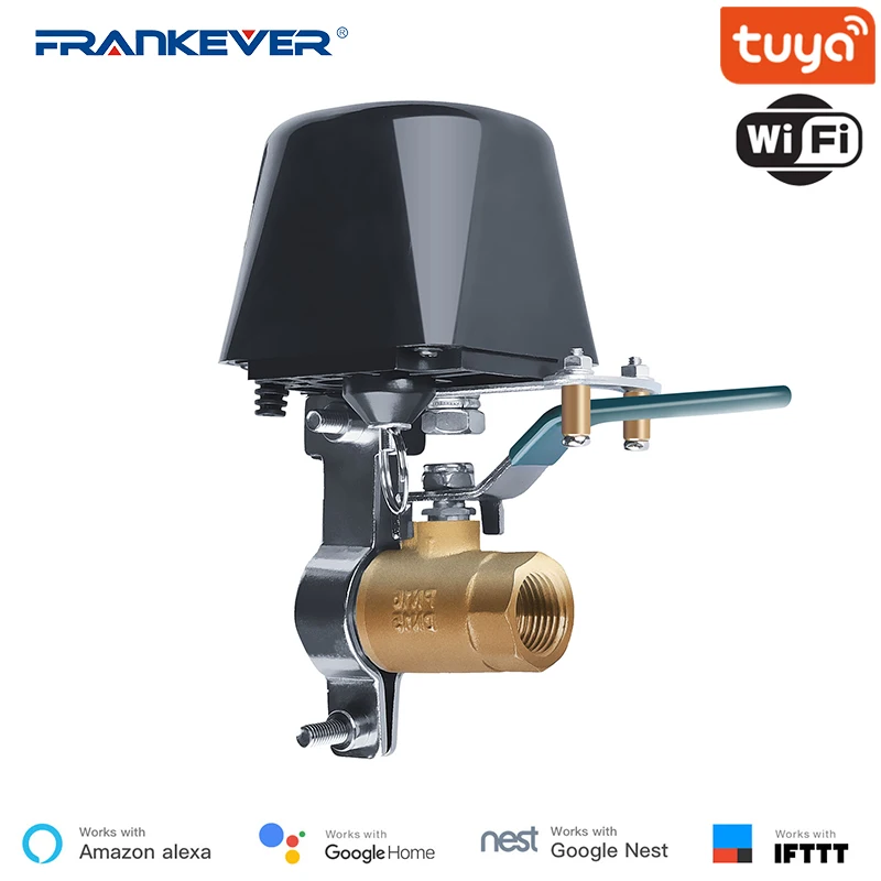 FrankEver Tuya умный Wifi клапан для газа контроллер воды датчик беспроводной пульт