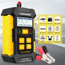 12V автомобиль Батарея тестер KONNWEI KW510 импульсный Батарея Инструменты для ремонта автомобиля Батарея стартер автоматическая проверка 5A автомобиля Батарея зарядные устройства