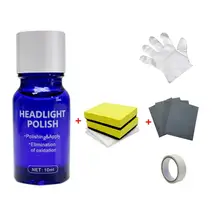 Полированная краска для автомобиля, ремонт фар автомобиля, жидкая фара, покрытая кристаллами, ремонт автомобиля, ремонт, ремонт, инструменты