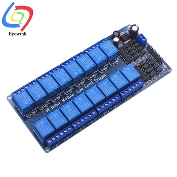 

16 Channel Relay Shield Module DC 5V 12V with Optocoupler LM2576 Microcontrollers Interface Power Relay For Arduino DIY Kit