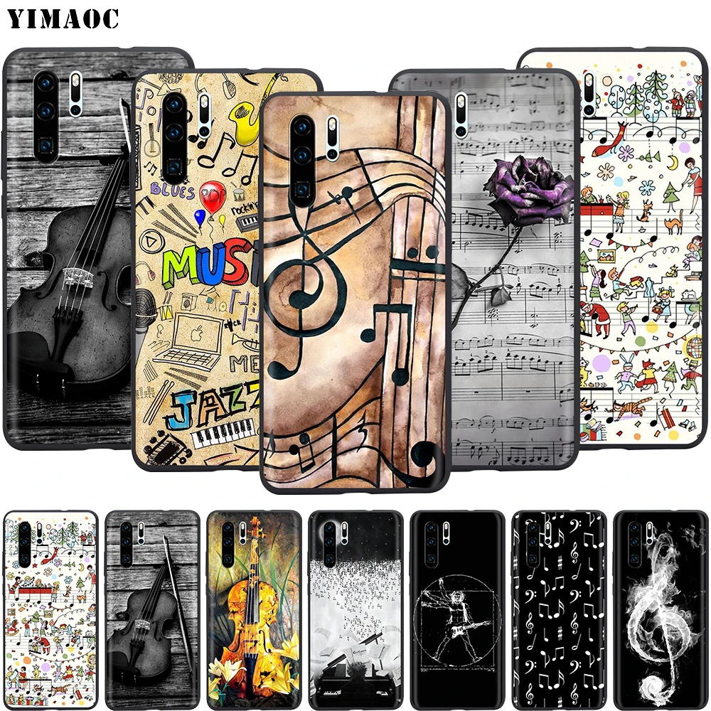 Чехол YIMAOC для музыкальных нот скрипки классической музыки Xiaomi 9T Pro CC9 A3 Redmi K20 7A Huawei