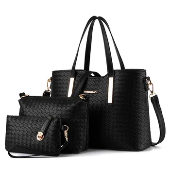 

2020 Spring And Summer New Style Three-piece Set Women's Handbag Single-shoulder Crossbody Bag Bag Women's