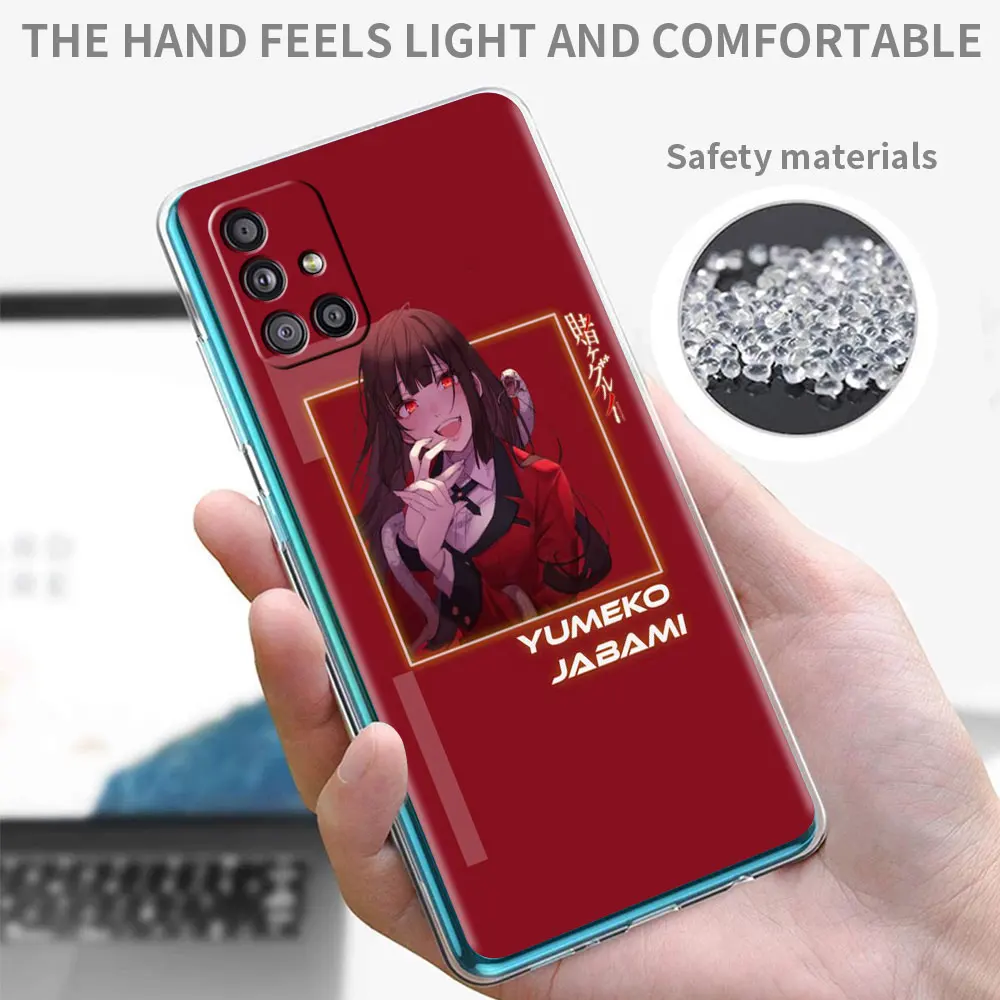 Soft Case for Samsung Galaxy A51 A71 M31 A42 5G A21s A41 M51 A31 M31s Cover Phone Back Shell Capa Kakegurui Jabami Girl Anime Soft Case for Samsung Galaxy A51 A71 M31 A42 5G A21s A41 M51 A31 M31s Cover Phone Back Shell Capa Kakegurui Jabami Girl Anime
