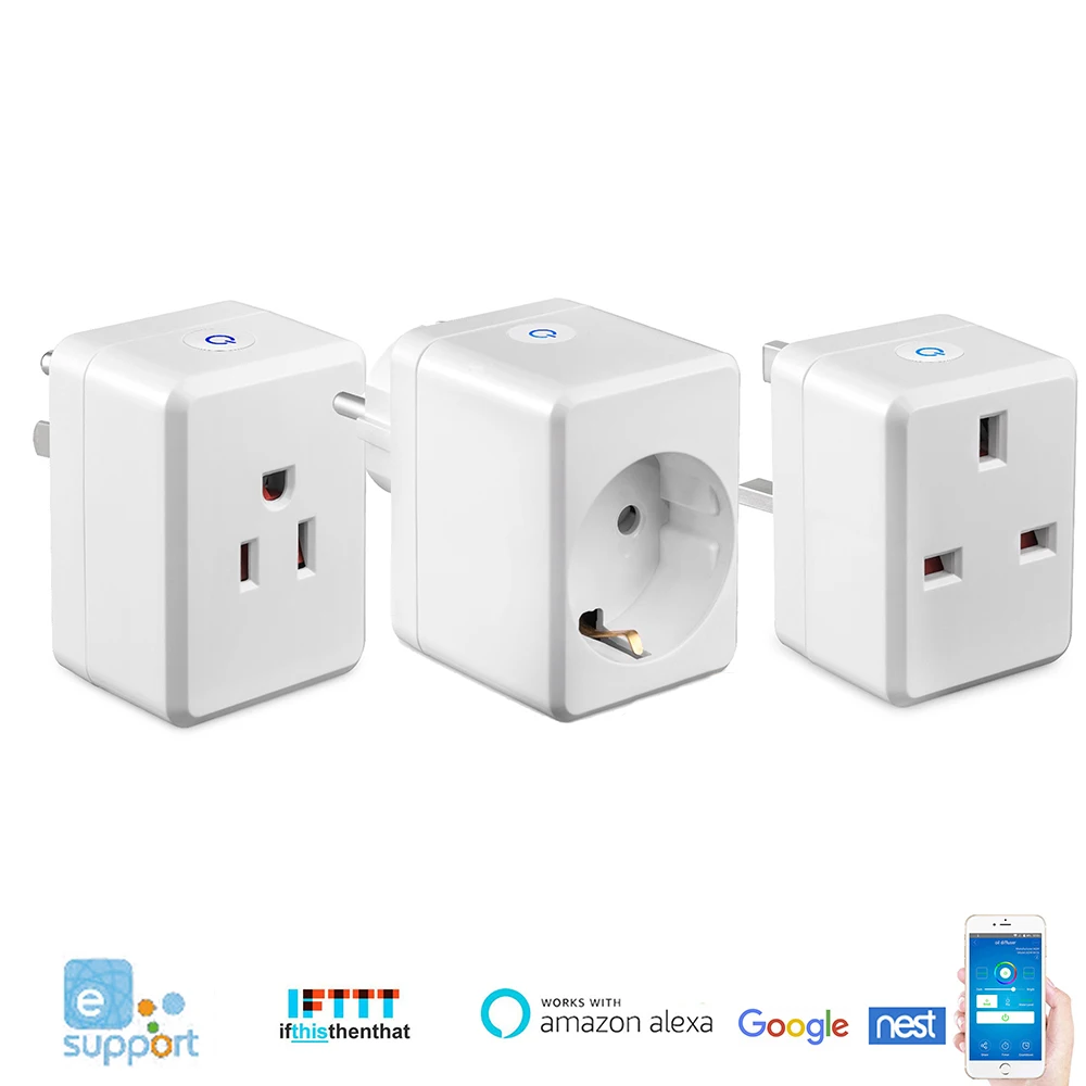 Умная розетка USB Великобритания/ЕС/США Wifi умная дистанционное управление с usb