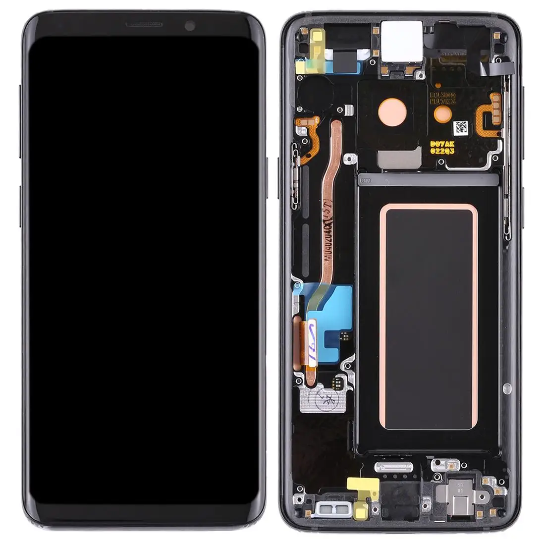Супер AMOLED SAMSUNG Galaxy S9 lcd S9 G960 G965 дисплей сенсорный экран дигитайзер с рамкой замена сборка