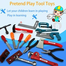 26 шт. ролевые игры игрушечный садовый инструмент набор для детей ремонтные инструменты экологический пластик инженерное Обслуживание Инструмент игрушки подарки