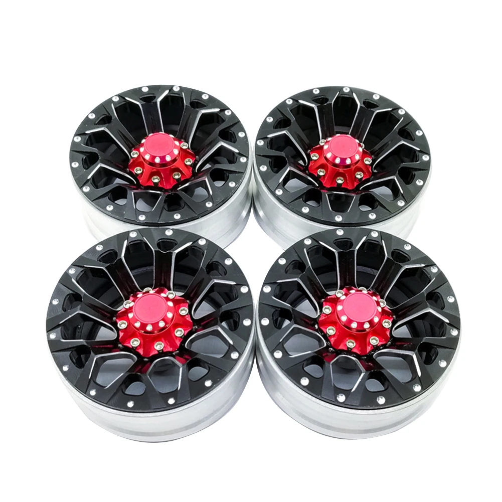 

1:10 Shock-proof Spare Parts Crush-resistant RC Car Wheels 1.9'' Replacement Alloy Bead Lock SCX10 Toys For RC Cralwer Durable