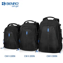 Benro CW II 100N 200N 300N профессиональный рюкзак для ноутбука Водонепроницаемый DSLR камера сумка Тип защиты цифровая камера сумка
