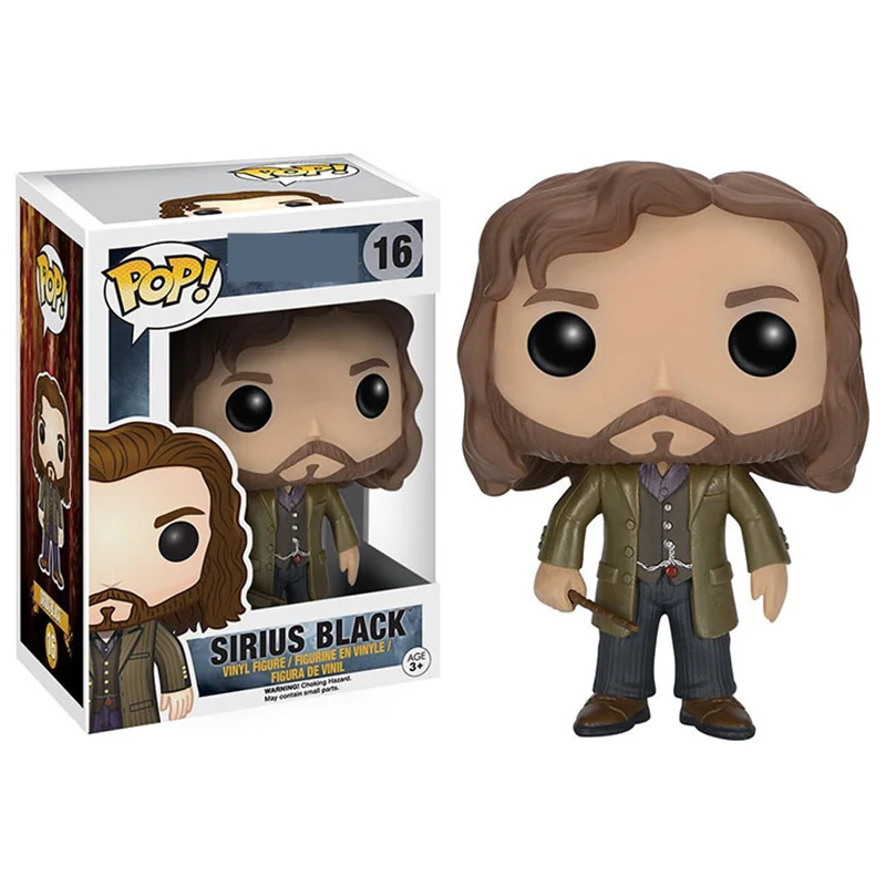Funko pop официальный Поттер Снейп рубеус Луна Добби Рон Уизли фигурки фигурка поп Коллекционная модель игрушки рождественские подарки - Цвет: with box 16