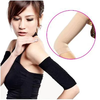 

1Pair Slimming Compression Arm Shaper Slimming Arm Belt Helps Tone Shape Upper Arms Sleeve Shape Taping Massage For Women EK