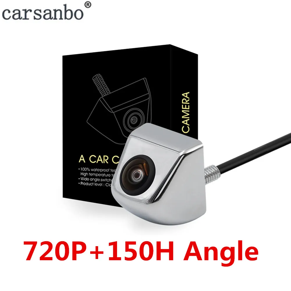 

Carsanbo Hanging Type Wide Angle Reversing Camera 150H Degree With Super Night Vision Reference Line Switchable Chrome Color
