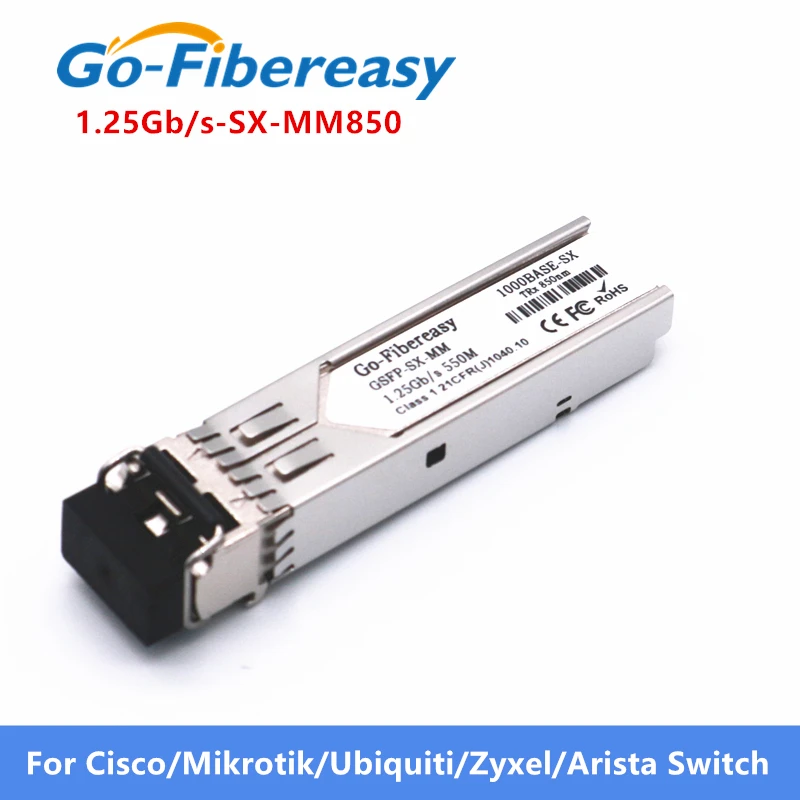 Sfp Module Gigabit Multimode 1000base Sx Mmf 850nm Dual Sfp Optic Module 1 25g For Cisco Mikrotik Optic Transceiver Sfp Module Fiber Optic Equipments Aliexpress