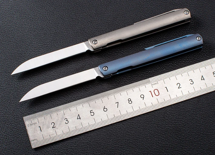

Pen Folding knife 59-60HRC S35VN blade Titanium alloy handle camping outdoors tactical hunting key pocket knives EDC hand tool