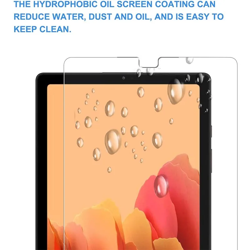 Tempered glass protector film for Samsung Tab A7 Lite SM-T220 T225 T500 T505 A8 X200 X205 T290 T295 T510 T515 S6 Lite P610 P615