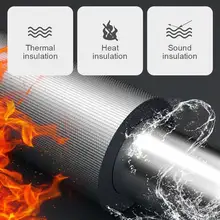 Manchon d'isolation tubulaire auto adhésif pour tuyau d'eau, manchon de protection tubulaire à haute densité, manchon d'isolation pour tuyau d'eau de jardin