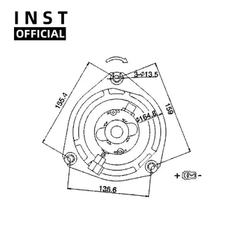 

Air Conditioning Fan AC A/C Blower Motor FOR CATERPILLAR 312C 24V