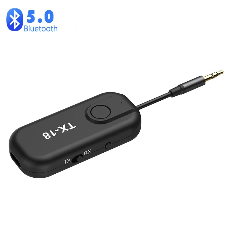 tebe 2 In 1 Bluetooth 5 0 Receiver Transmitter Wireless Audio Adapter Support APTX APTX LL 3 5mm AUX Jack for Car TV Headphones