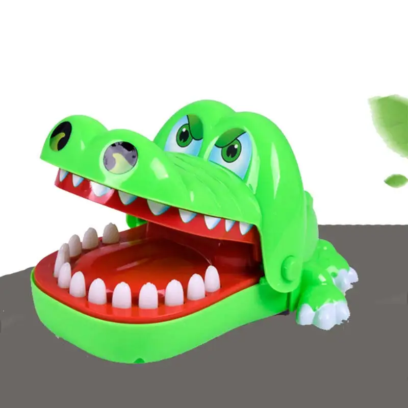 Бульдог крокодил, Акула, рот стоматолога, прикусите палец, игра, забавная кляп, игрушка для детей, детские игрушки, забавные приколы, игрушка Novetly, игрушки - Цвет: crocodile