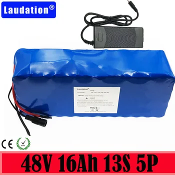 

Laudation 48V 16AH Electric Bike Battery+charger 13s 5p 48V 16AH E-bike Battery 48V Lithium Battery with 30A BMS high quality