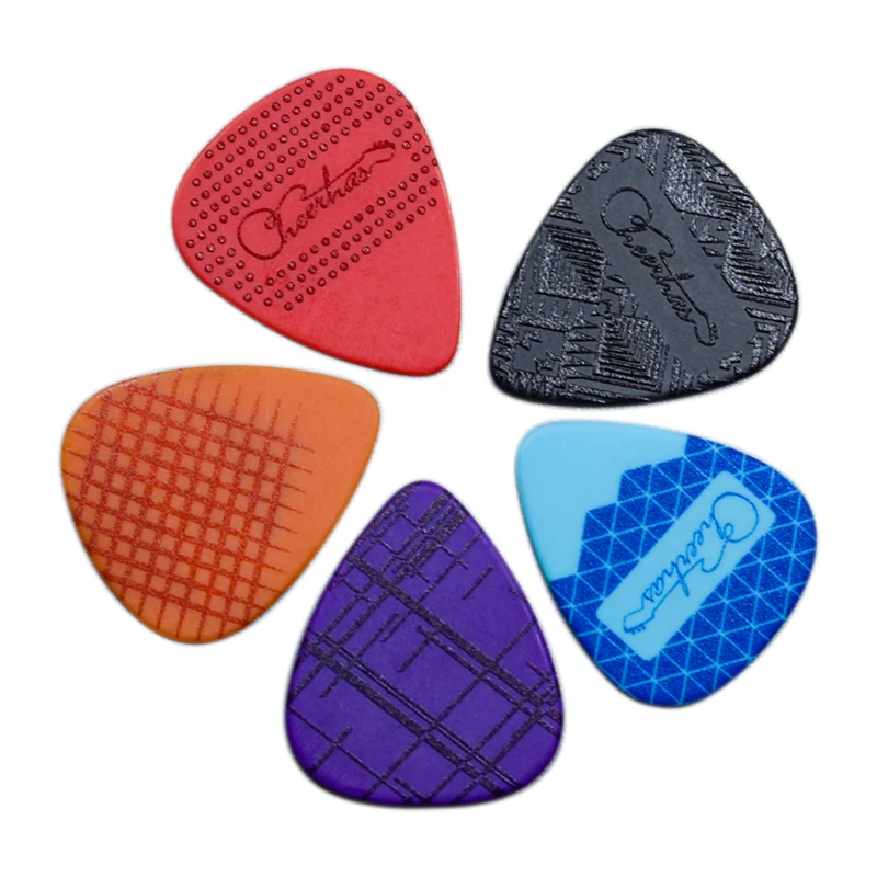 105 шт смешанные цвета толщина матовый tortex delrin захват для гитары pectrum
