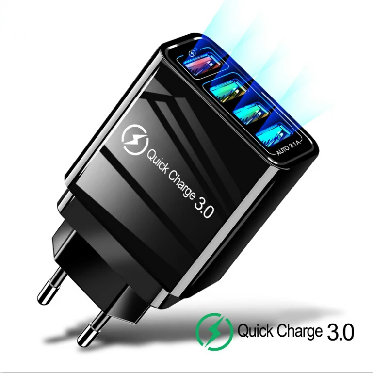 Quick Charger 3.0 USB Fast Wall EU Plug Adapte For Ford Focus C max Mondeo Connect Fiesta Modified | Автомобили и мотоциклы