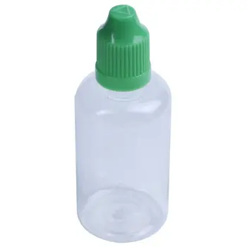 

10 Pcs 50ML Empty Dropper Bottles Liquid Needle Tip Cap PET