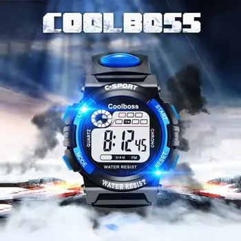

Sports Student Children Watch Kids Watches Boys Girls Clock Child LED Digital Wristwatch Electronic Wrist Watch for Gift