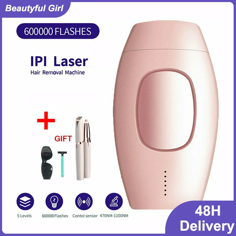YUKUI Women Professional Home Laser Epilator 600000 Laser IPL Permanent Hair  Removal Machine Face Body Skin Painless Epilator|Epilators| - AliExpress
