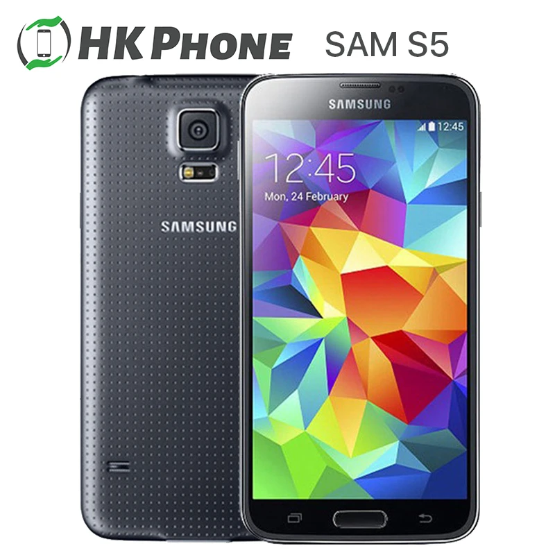 Оригинальный разблокированный смартфон Samsung Galaxy S5 3G и 4G G900F G900V G900A 5 1 дюймов 16MP