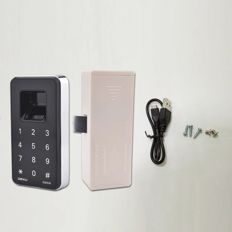 

Fingerprint Lock Digital Cabinet Drawer Wardrobe Hutch Locker Electronic Keyless Lock OUJ99