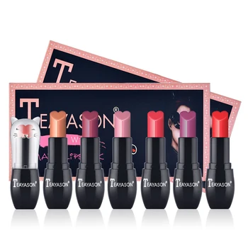 

6pcs/Set Cat Lipstick Not Easy To Fade Matte Lasting Waterproof Red Pumpkin Color Earthy Lipstick Lip Makeup for Women
