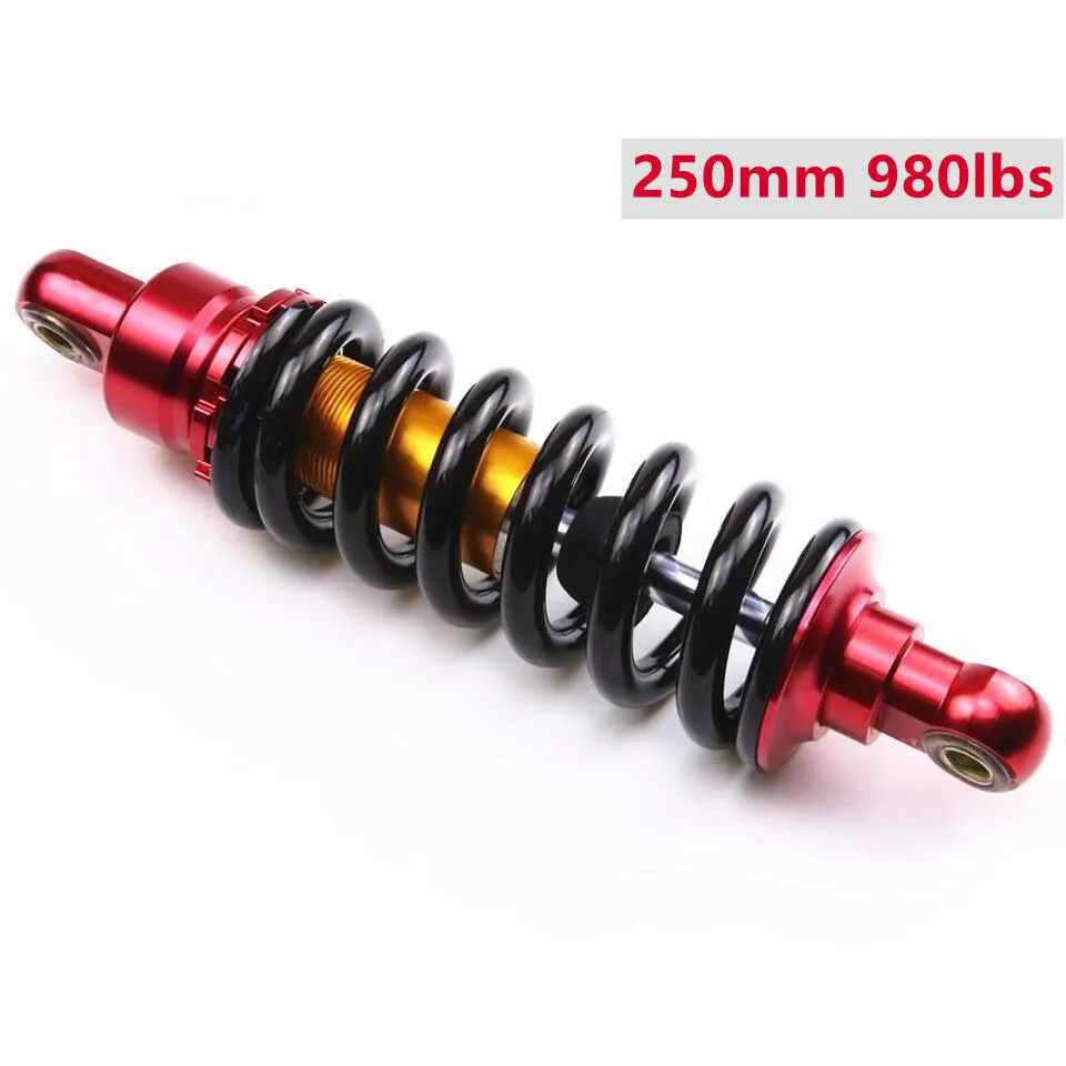 Details about   240mm 9 2/5" Rear Shock Suspension Spring Absorber Buggy Motocross Quad Scooter 
