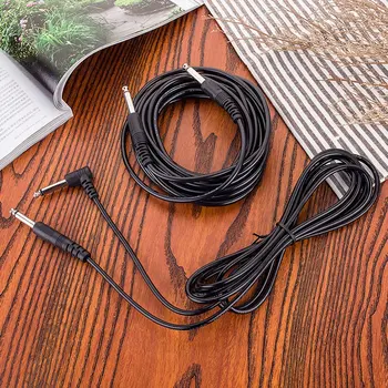 

3 Meters Electric Guitar Connecting Cable Guitar Audio Cable Durable Straight Elbow Guitarra Connect Cable