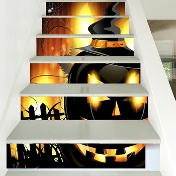 

3D Halloween Stair Stickers Self-Adhesive Removable Waterproof Staircase Sticker