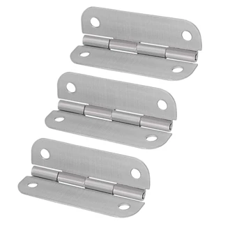

HLZS-3 Pack Cooler Stainless Steel Hinges for Ice Chests, Cooler Stainless Steel Hinges Replacement Set with Screws