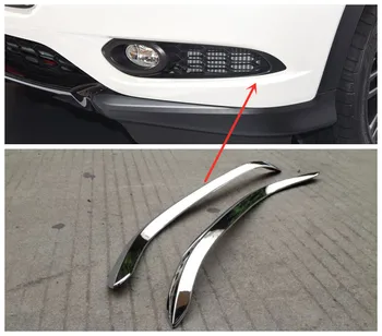 

ABS Chrome Car Styling Accessories Front fog light lamp cover trim Car styling For Honda HRV HR-V Vezel 2014 2015 2016 2017