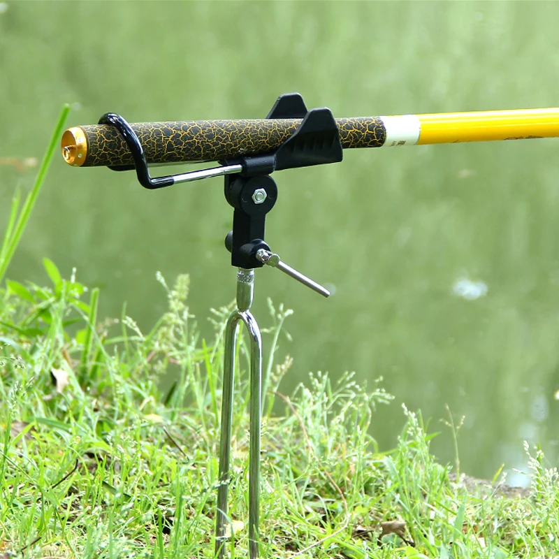 

Adjustable Bracket Fishing Rod Pole Stand Holder Fishing Tool Professional Fishing Rod Stand Holder outdoor accessories