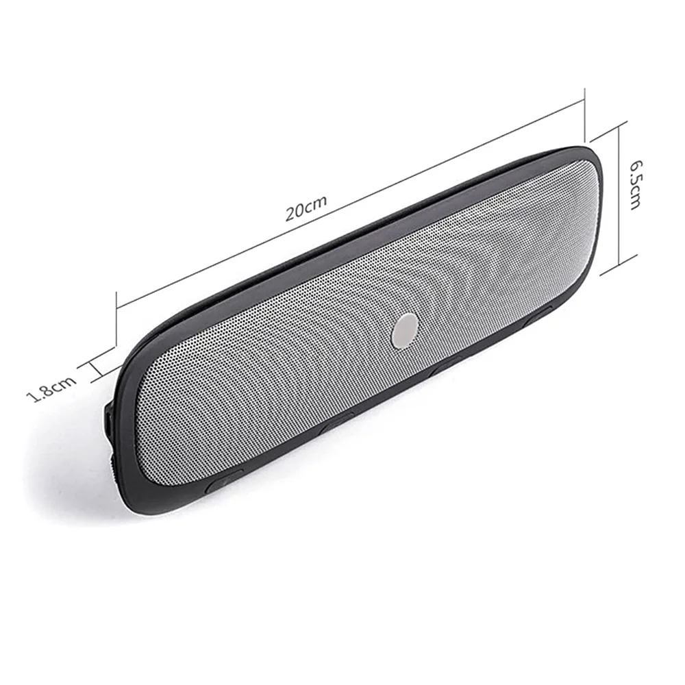 DJSona солнцезащитный козырек беспроводной Bluetooth V3.0+ EDR автомобильный набор для звонков динамик зарядное устройство для телефона с кабелем аудио музыкальный динамик с подвеской