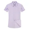 High Quality Short Sleeve Men's Dress Casual Plaid Shirt Male Regular Fit Blue Purple 4XL 5XL 6XL 7XL 8XL Plus Size Shirts ► Photo 2/6