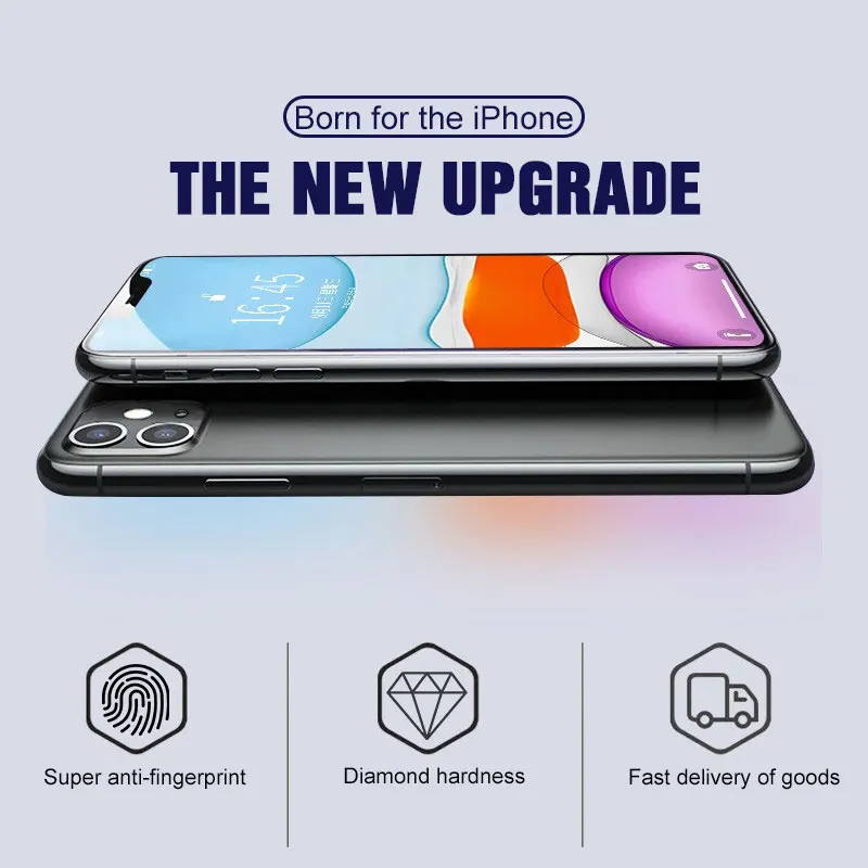 Schutz Gehärtetem Glas Für iPhone 11 Pro Max Xs Max Xr X 7 8 6 6S Plus 11 Voll abdeckung Screen Pro