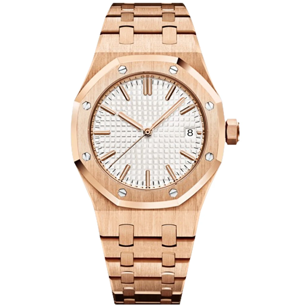 

41MM Royal Watch men Oak sterile Stainless steel case Automatic Mechanical timing 15400 sapphire crystal Watch wristwatches
