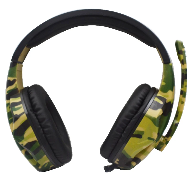 Headset For Camouflage PS4 PC Xbox One Gaming Headphone with Microphone Stereo Gaming Headset Gaming Headset Laptop Phone