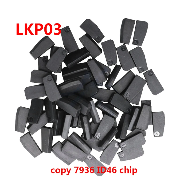 

OkeyTech 10pcs/lot LKP03 Cremic Carbon Chip For Toyota Tango clone 4C/4D/G Car Key Transponder Chip High Quality Free Shipping