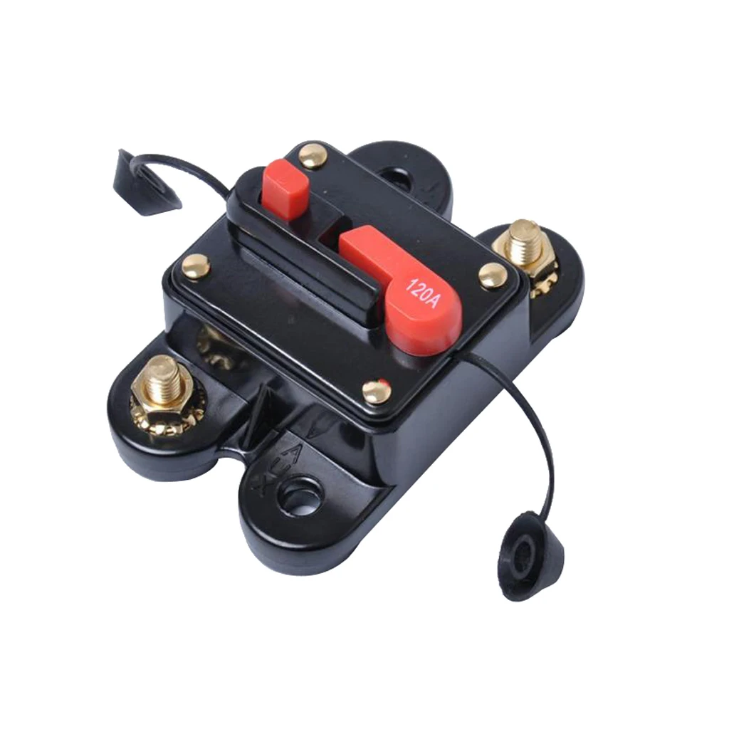 DC 12 V-24 V Авто Аудио встроенный держатель предохранителя сброс автомата защиты переключатель 120AMP Conversion Kit