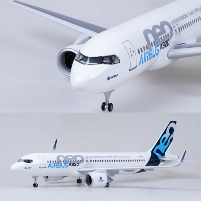 エア・アラビア航空　1/80エアバスA320　旅客機 プラモデル おもちゃ ハンドメイド 模型 樹脂 完成品X8T198 ディスプレイスケールの航空機 47cm 1:80 エアアラビア エアバス A320